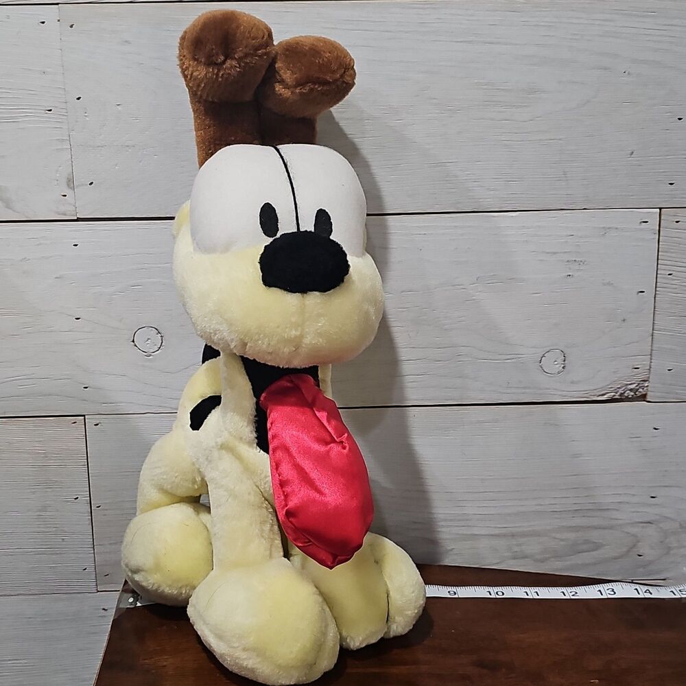 Vintage Garfield Odie Dog Plush Large 15"  Play by Play